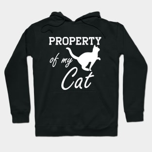Cat - Property of my cat w Hoodie